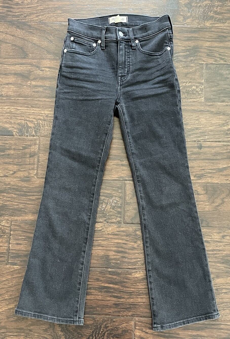 Madewell Women's Cali Demi-Boot Jeans in Starkey Wash Size 25